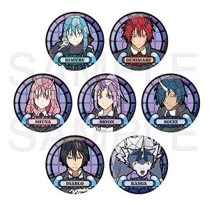 That Time I Got Reincarnated as a Slime Chara Stained Series Can Badge Complete Box (Set of 7) (Anime Toy)