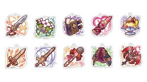 Princess Connect! Re:Dive Weapon Strap Collection Vol.1 (Set of 10) (Anime Toy)