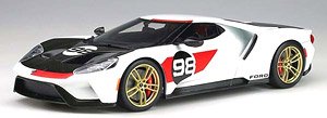 Ford GT #98 Heritage Edition (White) U.S. Exclusive (Diecast Car)