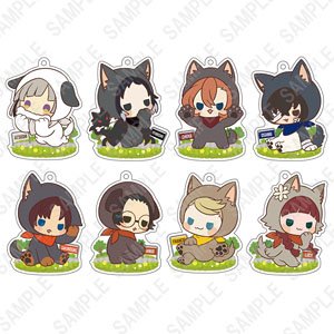 Bungo Stray Dogs Acrylic Strap Kigurumi Series Wanko Ver. (Set of 8) (Anime Toy)