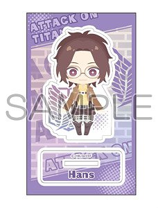 Attack on Titan x Pas Chara Acrylic Stand Hange (Anime Toy)