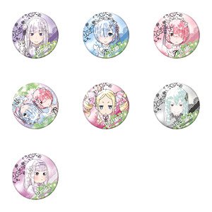 Re:Zero -Starting Life in Another World- Komorebi Art Can Badge (Set of 7) (Anime Toy)