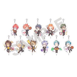 [Disney: Twisted-Wonderland] Trading Connect Acrylic Key Ring Vol.1 Charactive (Set of 11) (Anime Toy)