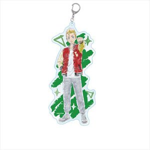 Tokyo Revengers Pastel Crayon Art Acrylic Key Ring Big Takemichi Hanagaki (Anime Toy)