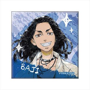 Tokyo Revengers Pastel Crayon Art Square Can Badge Keisuke Baji (Anime Toy)
