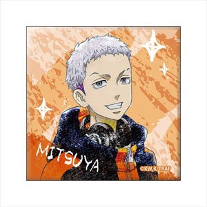 Tokyo Revengers Pastel Crayon Art Square Can Badge Takashi Mitsuya (Anime Toy)