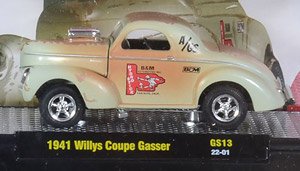 1941 Willys Coupe GASSER - B & M AUTOMOTIVE - Green PMS 5665 C (ミニカー)