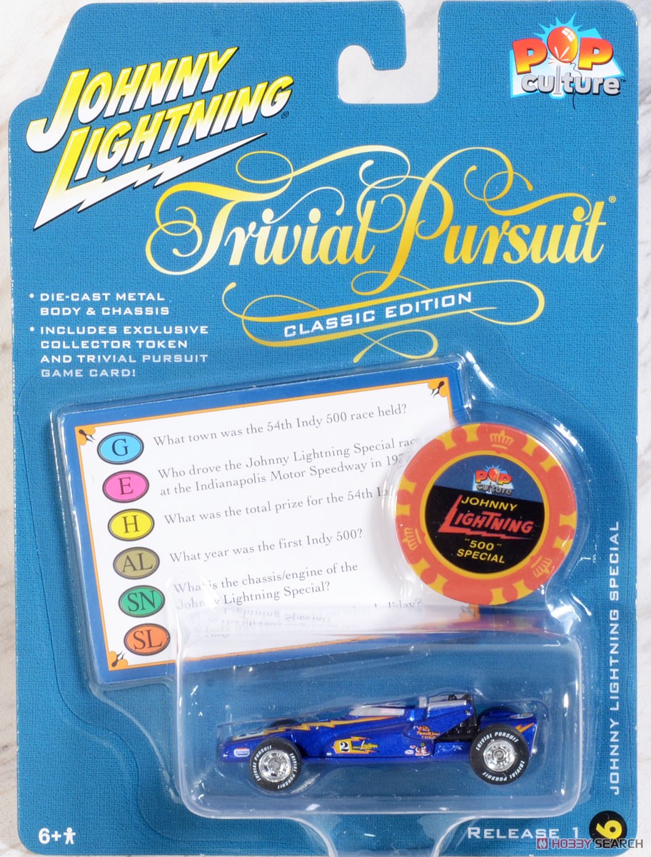 Trivial Pursuit Johnny Lightning Special `500` (w/Poker Chip) (Diecast Car) Package1
