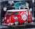 Mooneyes - 1960 Volkswagen Delivery Van Satin Red (Diecast Car) Item picture1