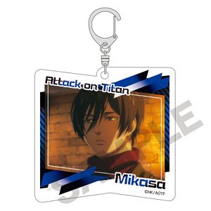 Attack on Titan Acrylic Key Ring Mikasa (Anime Toy)