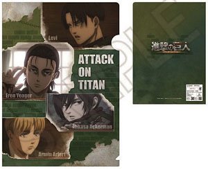 Attack on Titan Single Clear File Green (Anime Toy)