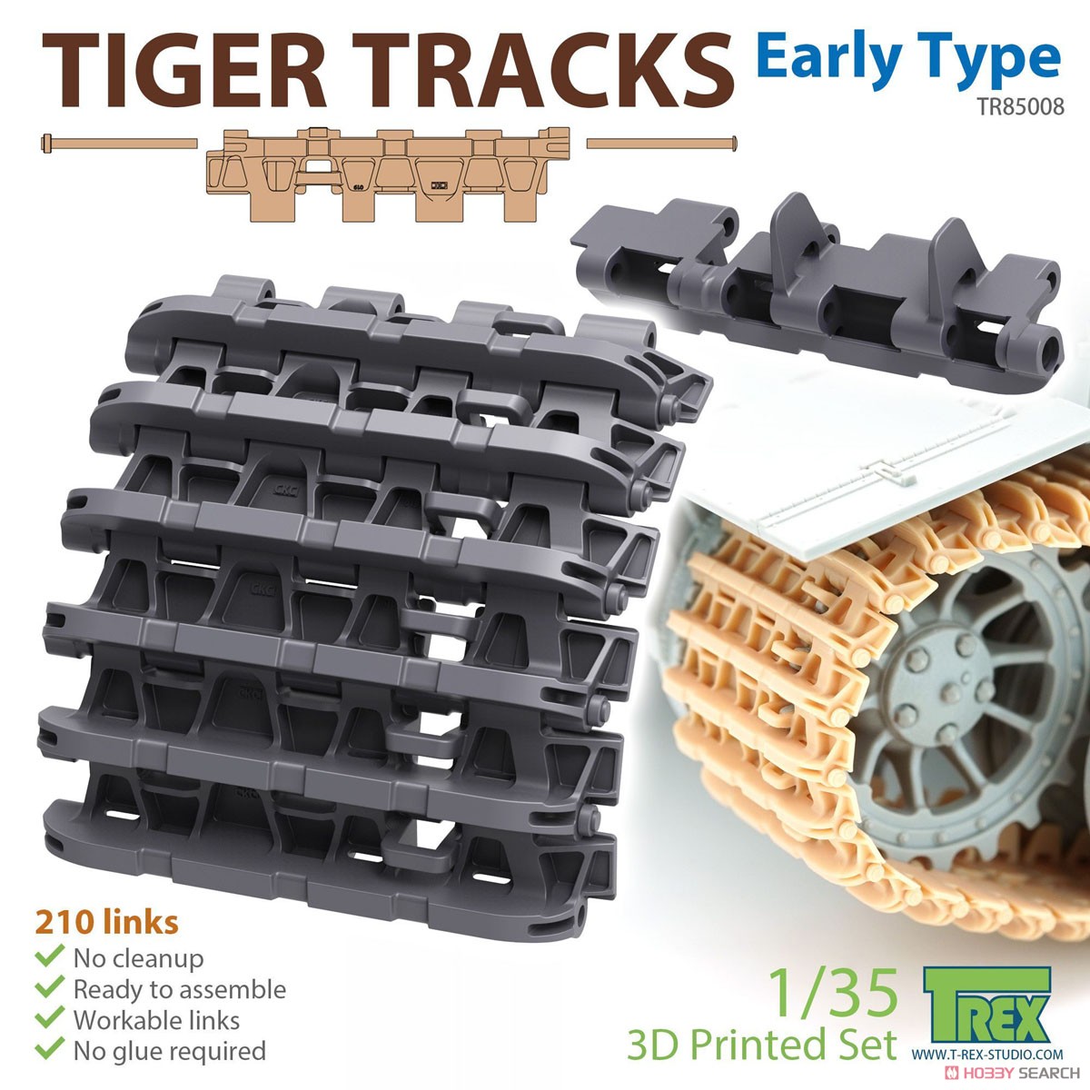 Tiger Tracks Early Type (Plastic model) パッケージ1