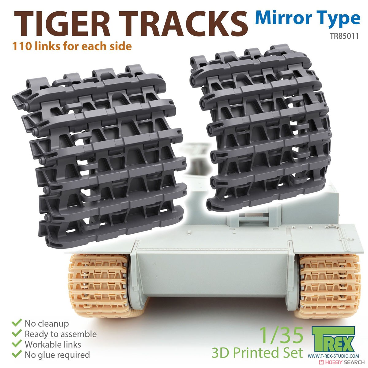 Tiger Tracks Mirror Type (Plastic model) パッケージ1