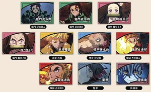 Square Can Badge Demon Slayer: Kimetsu no Yaiba Vol.2 (Set of 10) (Anime Toy)