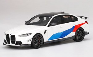 BMW M3 Mパフォーマンス (G80) アルピンホワイト (ミニカー)