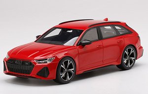 アウディ RS 6 アバント カーボンブラック タンゴレッド (ミニカー)
