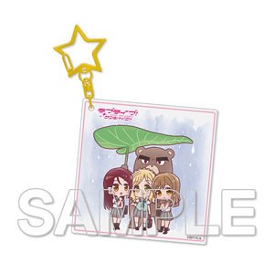 [Love Live! Sunshine!!] Acrylic Key Ring Aqours Riko & Hanamaru & Mari [9] (Anime Toy)