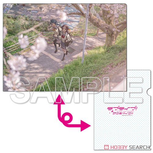 [Love Live! Sunshine!!] Clear File Aqours Riko & Yoshiko (Anime Toy) 商品画像2