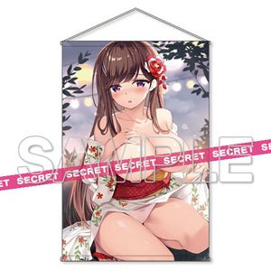 おりょう描き下ろし おっぱいで癒してくれる浴衣の彼女 X-RATEDタペストリー 【B1】 (キャラクターグッズ)