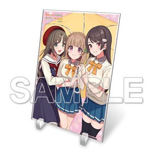 『幼なじみが絶対に負けないラブコメ』 しぐれうい 黒羽&白草&真理愛ビッグアクリルスタンド (キャラクターグッズ)