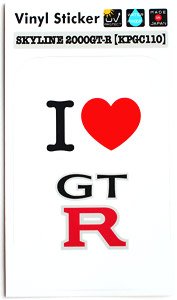I Love GT-R Sticker KPGC110 (Toy)
