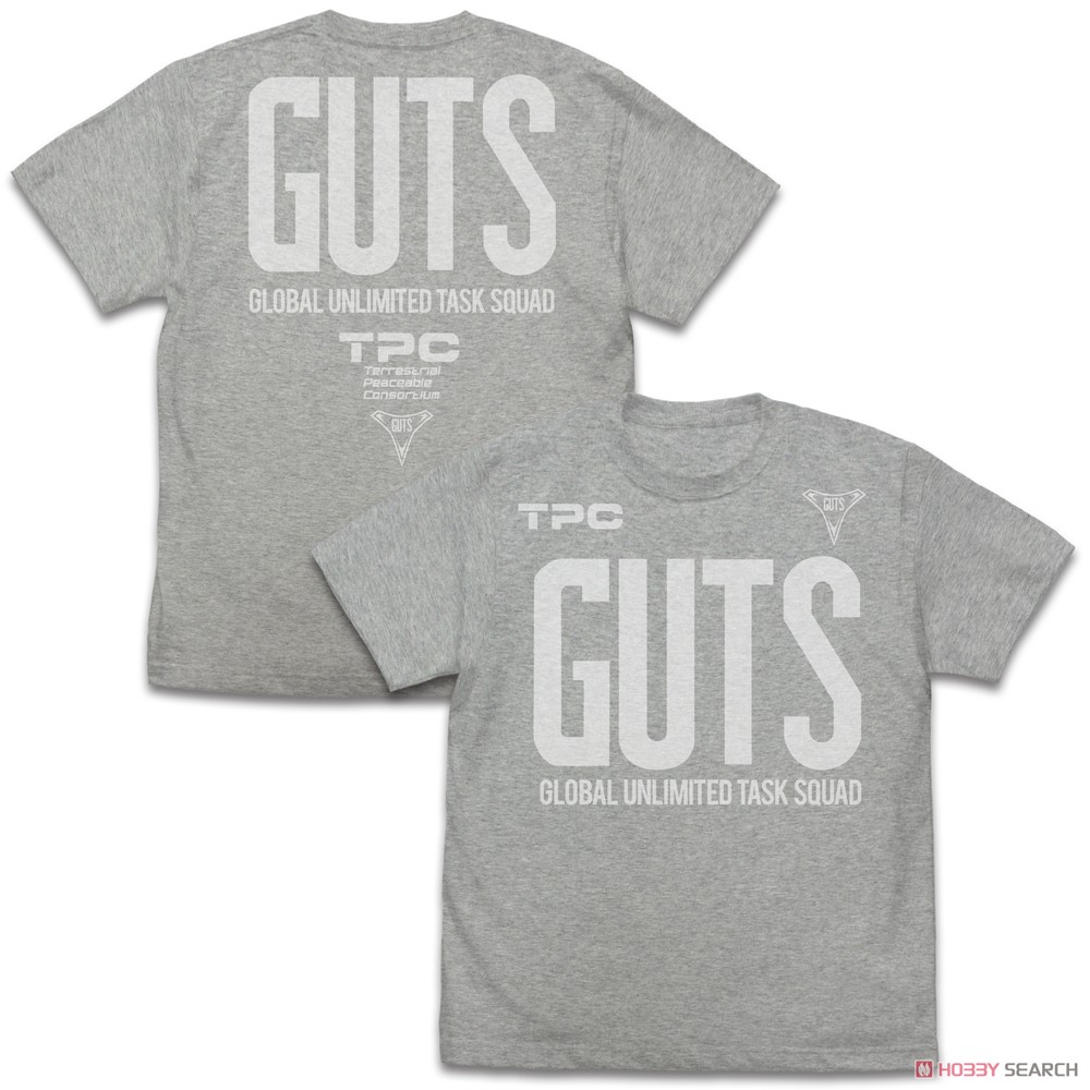 Ultraman Tiga Guts T-Shirt Mix Gray S (Anime Toy) Item picture1