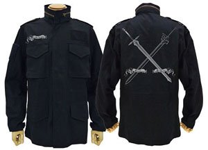 ソードアート・オンライン 《黒の剣士》キリト M-65ジャケット BLACK XL (キャラクターグッズ)