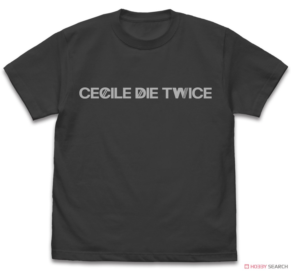 Burn the Witch Cecile Die Twice Logo T-Shirt Sumi M (Anime Toy) Item picture1