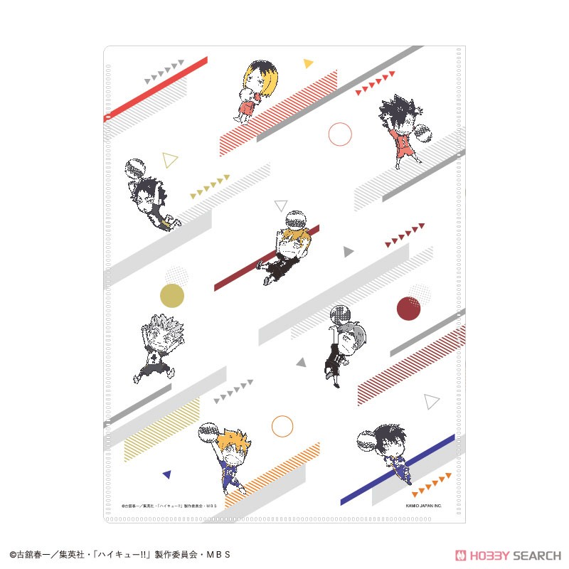 Haikyu!! 6 Pocket Clear File with Zipper Mini Chara (Anime Toy) Item picture2