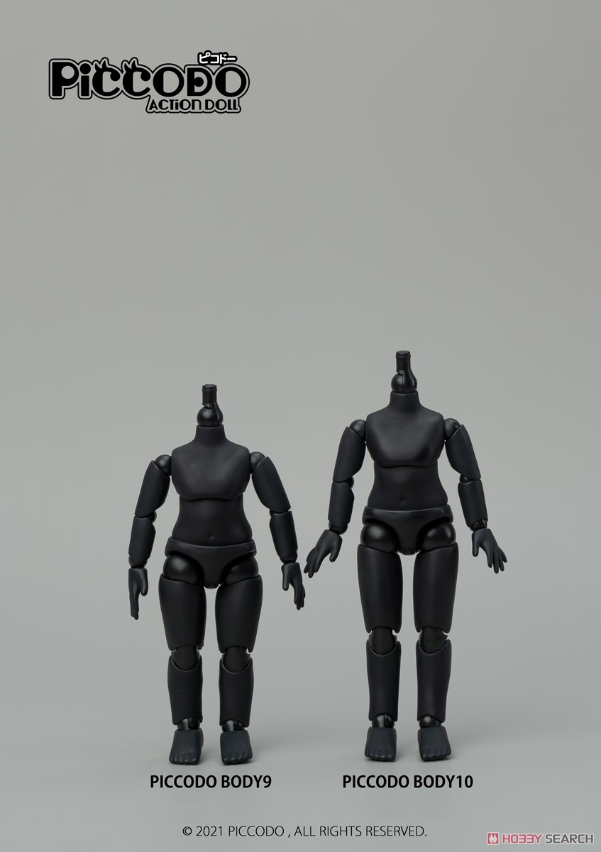 PICCODOシリーズ BODY10 デフォルメドールボディ PIC-D002PB ピュアブラック (ドール) その他の画像5