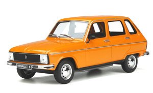 Renault 6 TL (Orange) (Diecast Car)