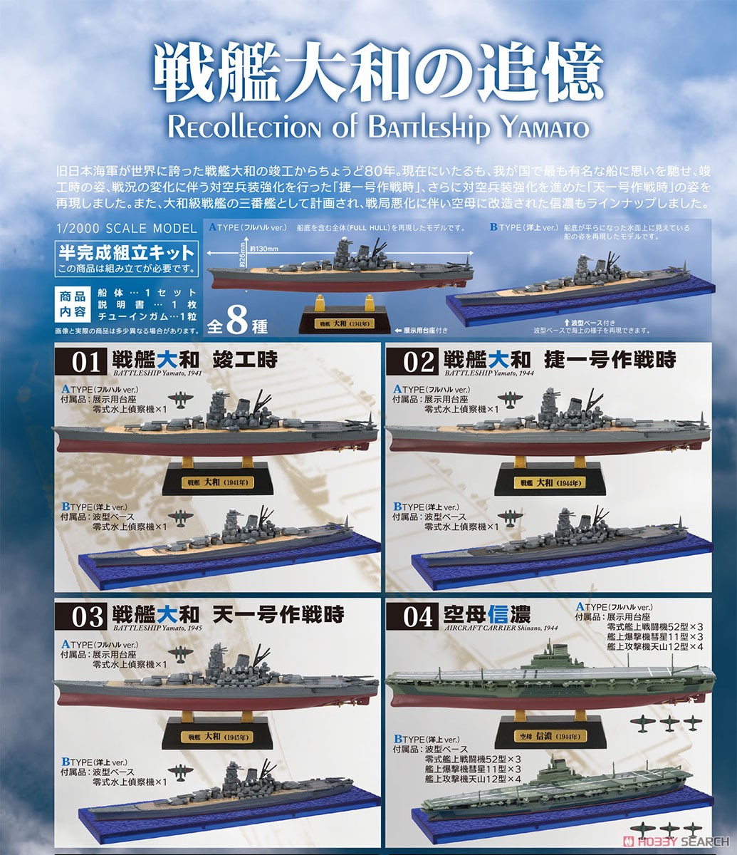 戦艦大和の追憶 (10個セット) (食玩) その他の画像1