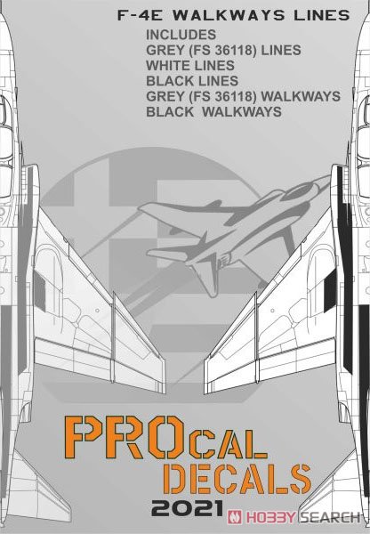 F-4E/F-RF PhantomII Walkways Decal (Decal) Other picture1