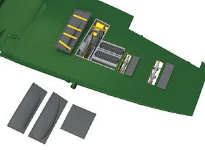 Spitfire Mk.Vc Gun Bays (for Eduard) (Plastic model)