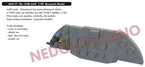 Me163B 「ルック」計器盤 (ガスパッチ用) (プラモデル)