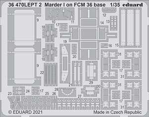 ドイツ FCM36 マーダーI仕様エッチングパーツ (ICM用) (プラモデル)
