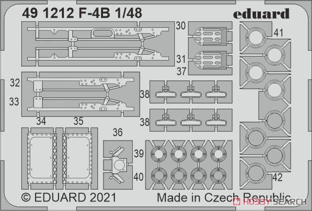 F-4B エッチングパーツ (タミヤ用) (プラモデル) その他の画像1