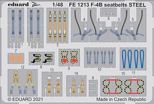 F-4B Seatbelts Steel (for Tamiya) (Plastic model)