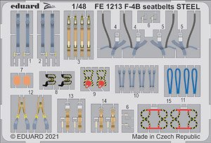 F-4B シートベルト (ステンレス製) (タミヤ用) (プラモデル)