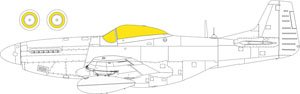 P-51K 「Tフェース」両面塗装マスクシール (エデュアルド用) (プラモデル)