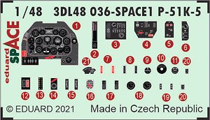 P-51K-5 Space (for Eduard) (Plastic model)