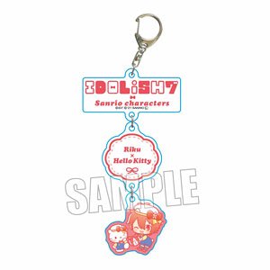 Three Concatenation Key Ring Idolish 7 x Sanrio Characters Riku Nanase (Anime Toy)