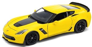 シボレーコルベット 2017 Z06 イエロー (ミニカー)