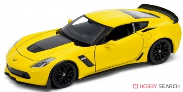 シボレーコルベット 2017 Z06 イエロー (ミニカー) 商品画像1