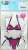 AZO2 Triangle String Bikini Set (Navy x Pink) (Fashion Doll) Item picture2