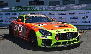 Mercedes-AMG GT4 No.34 Schnitzelalm Racing Winner SP 10 class 24H Nurburgring 2021 (ミニカー)