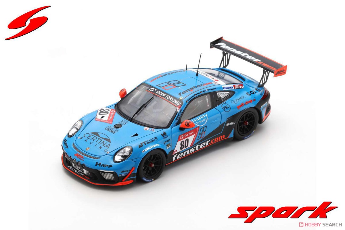 Porsche 911 GT3 CUP No.80 Huber Motorsport Winner SP 7 class 24H Nurburgring 2021 (ミニカー) 商品画像1