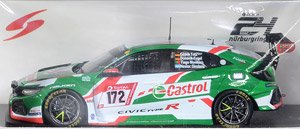 Honda Civic TCR No.172 Castrol Honda Racing 24H Nurburgring 2021 (Diecast Car)