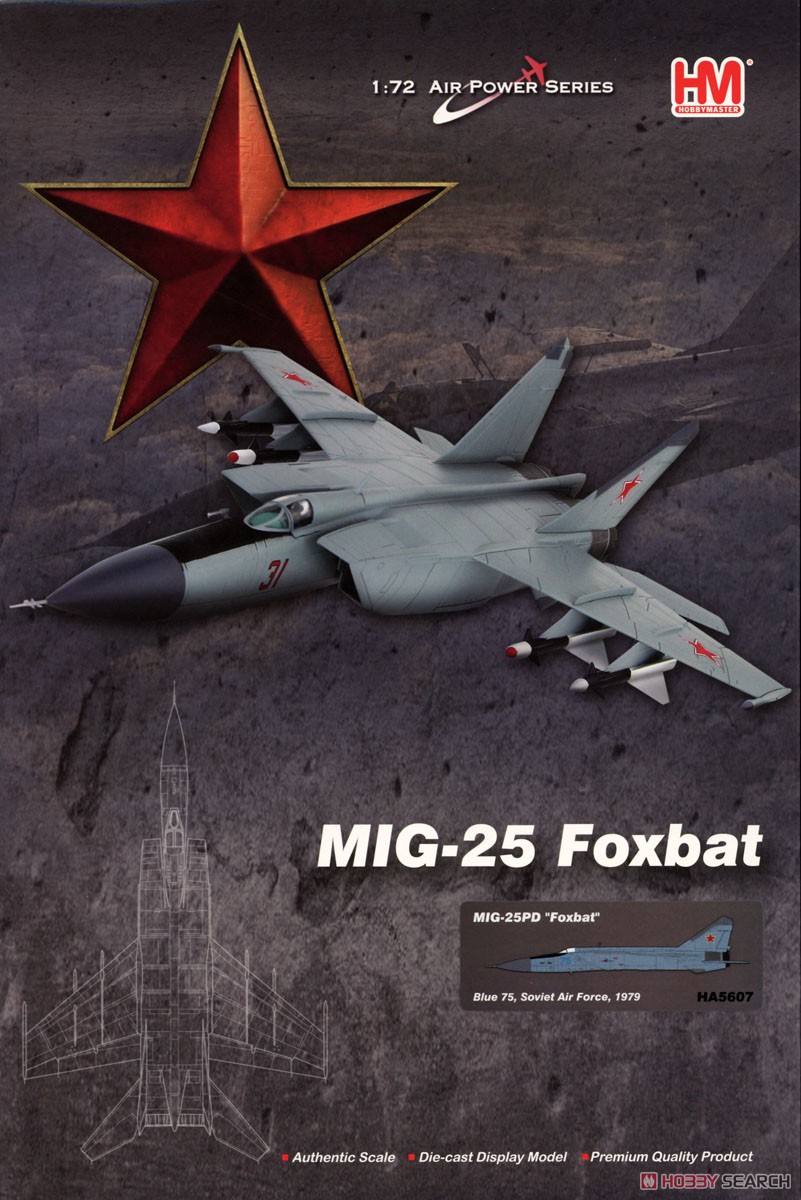 MiG-25PD フォックスバット `ソビエト連邦空軍 1979` (完成品飛行機) パッケージ1