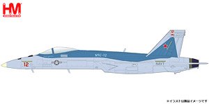 McDonnell Douglas F/A-18E `Mako` Red 12, VFC-12, NAS Oceana, June 2021 (Pre-built Aircraft)